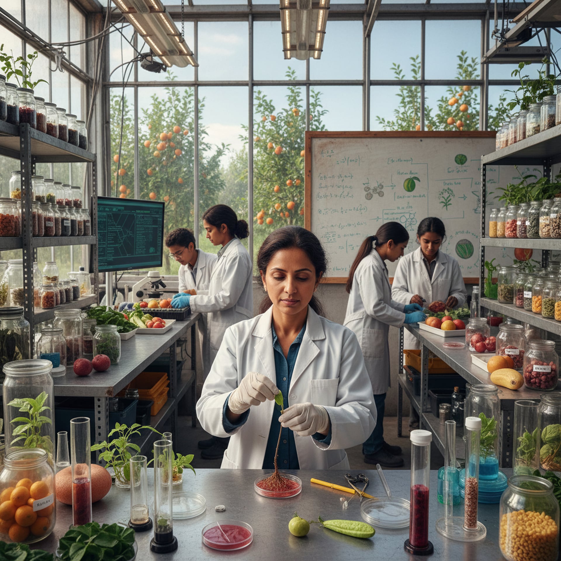 Global Health and Education Watch: Her Lab Worked to Future-Proof Fruits and Vegetables