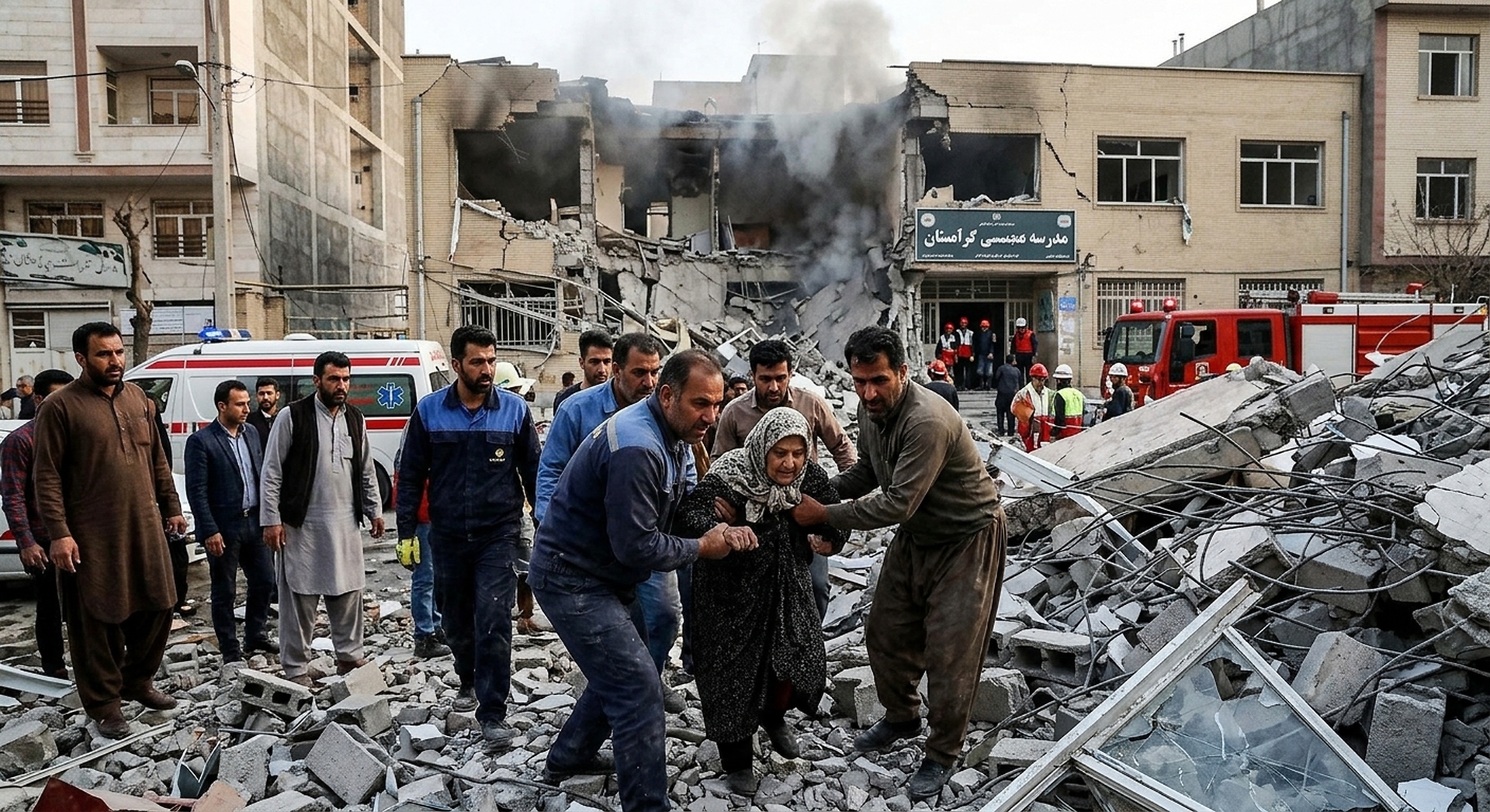 Global Health and Education Watch: New U.S. Missile Hit Iranian Sports Hall and School