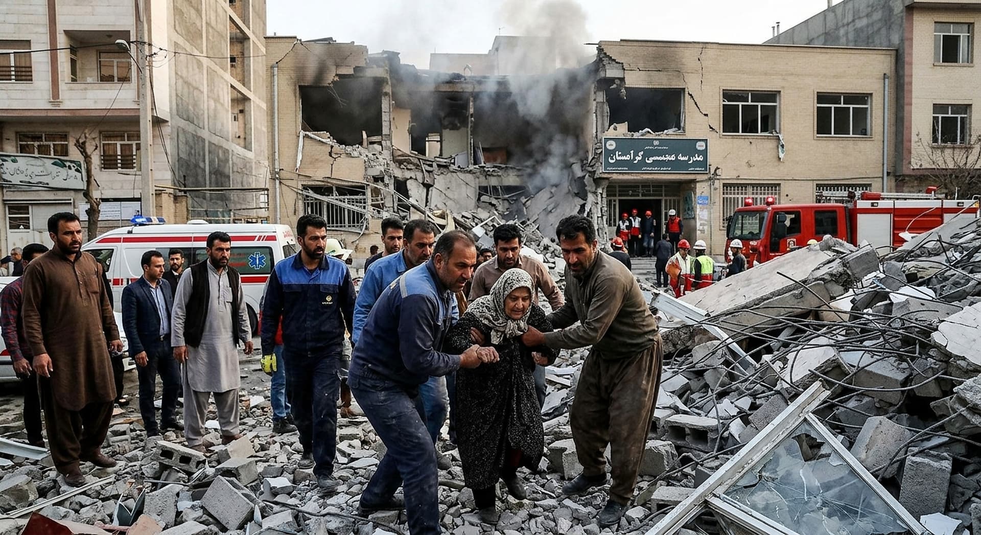 Global Health and Education Watch: New U.S. Missile Hit Iranian Sports Hall and School