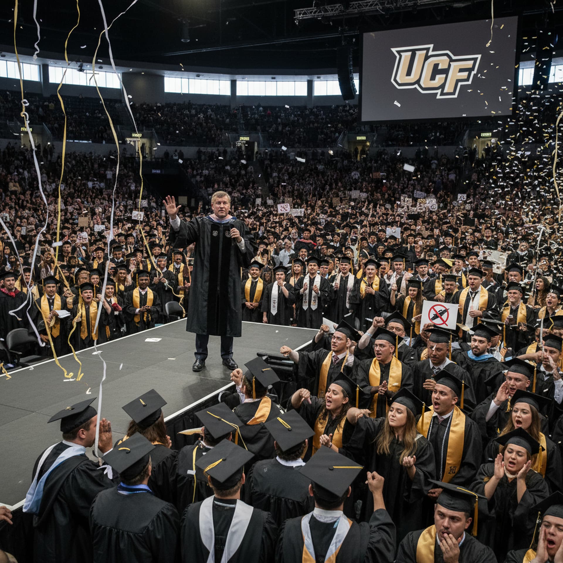 Global Health and Education Watch: UCF Commencement Speaker Draws Boos After A.I. Remarks