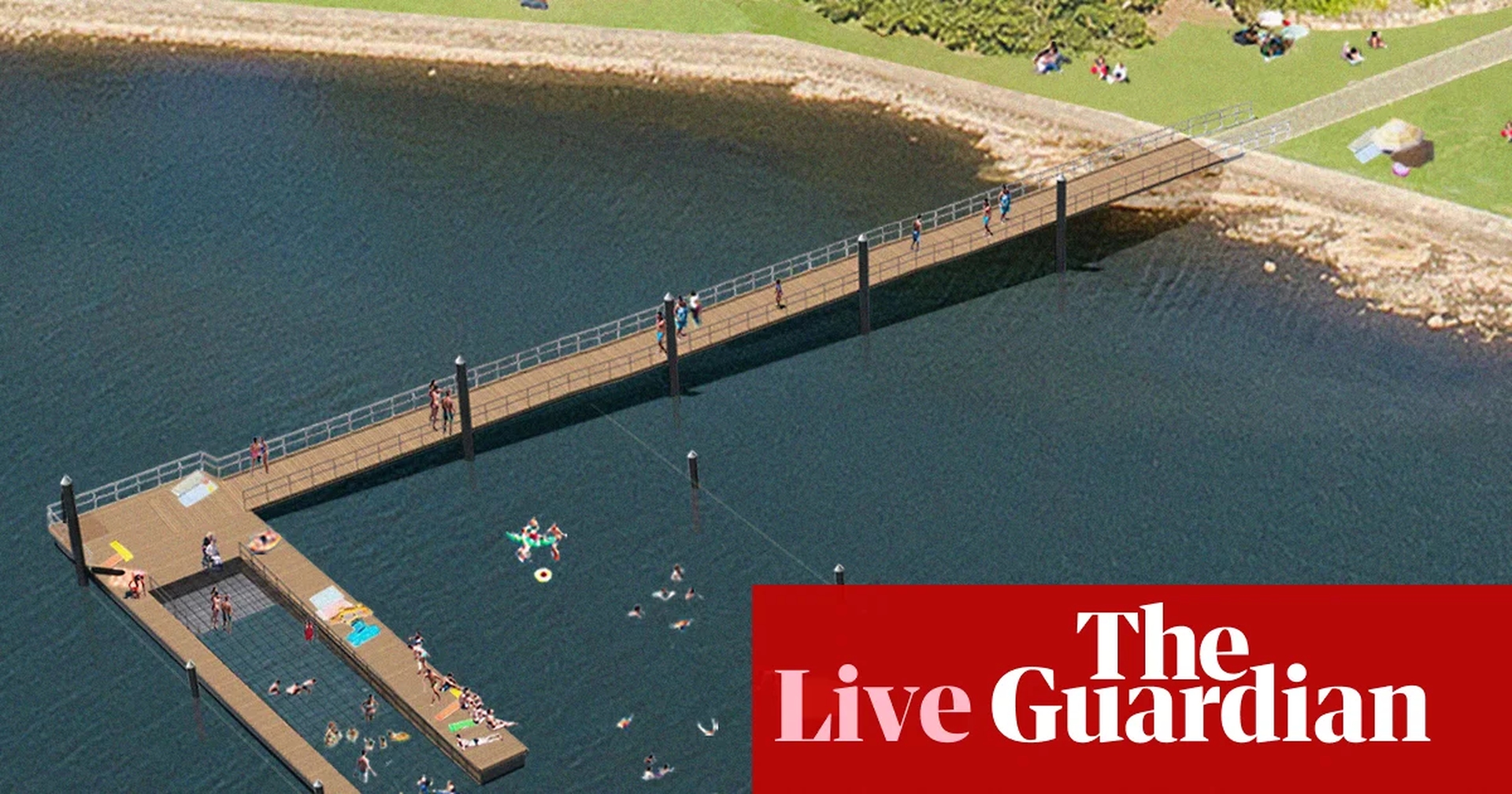 Global Health and Education Watch: Australia news live: new Sydney Harbour pool slated to