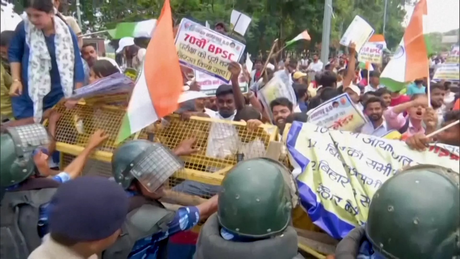 Global Health and Education Watch: Students clash with police in India in a new